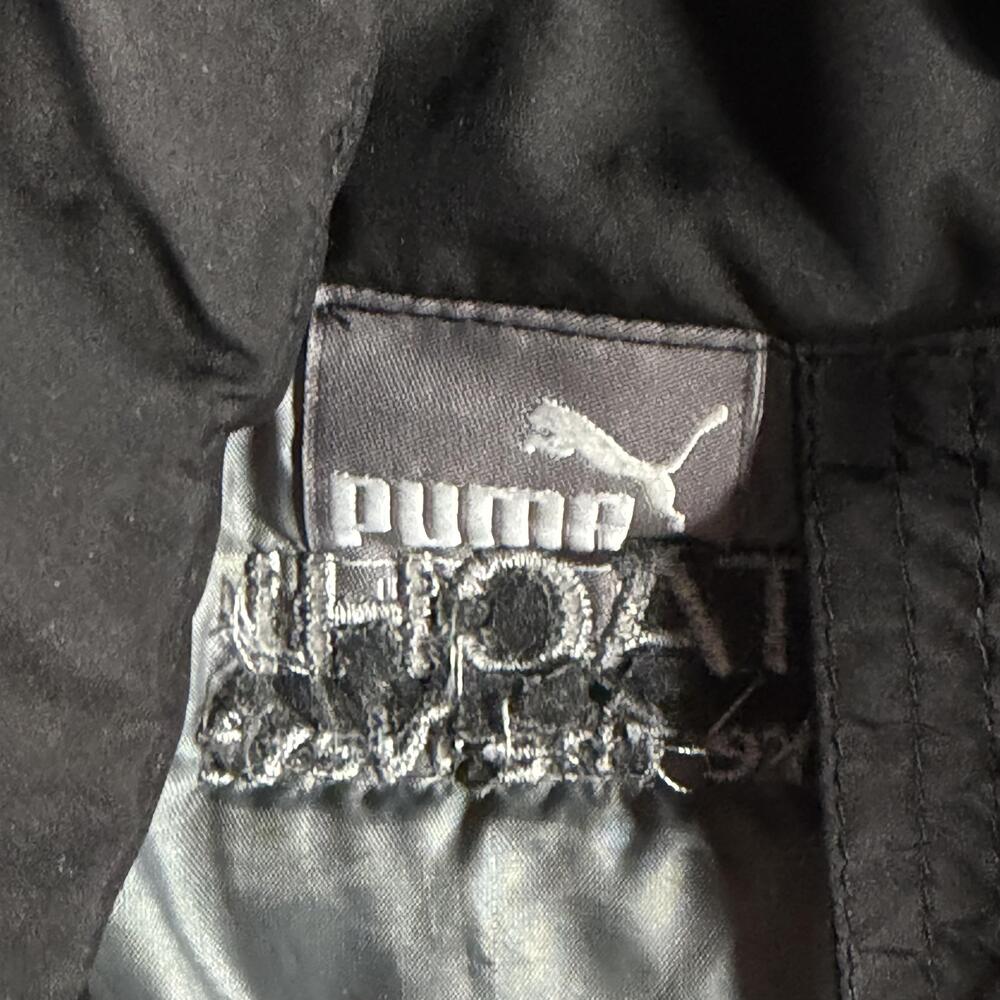 Puma Vest Mens Large Black Puffer Full Zip Hitachi Promo Insulated Reflective - Picture 5 of 8